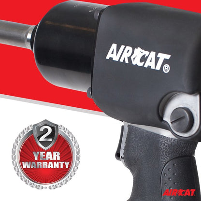 AIRCAT 1460 Xl 2 1 2 High Air Pressure Impact Wrenchwith 2 Extended Anvil