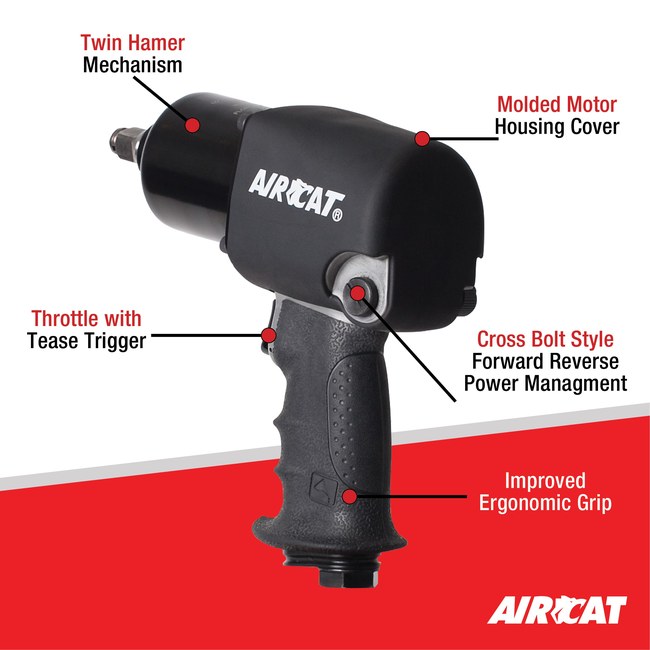 AIRCAT 1460 Xl 1 2 High Air Pressure Impact Wrench