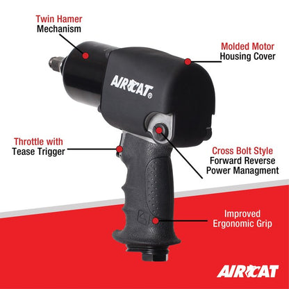 AIRCAT 1460 Xl 1 2 High Air Pressure Impact Wrench