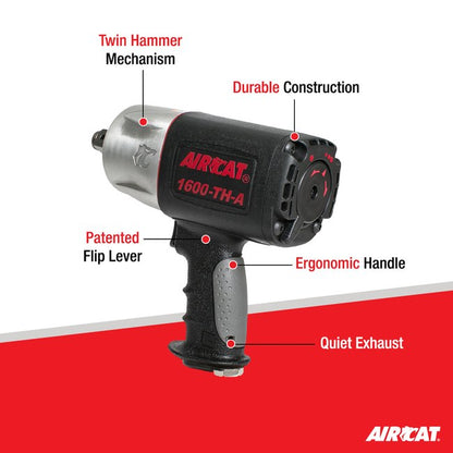 AIRCAT 1600 Th A 3 4 Impact Wrench 2