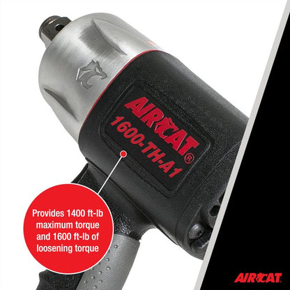 AIRCAT 1600 Th A1 1 Composite Pistol Grip Impact Wrench