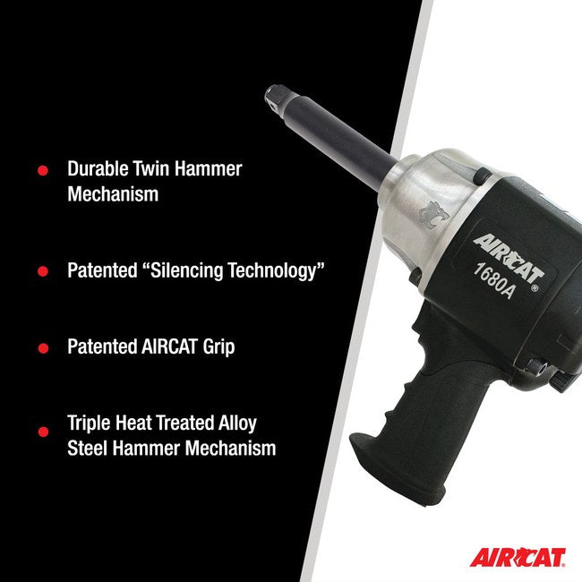 AIRCAT 1680 A 6 3 4 Impact Wrench With 6 Anvil