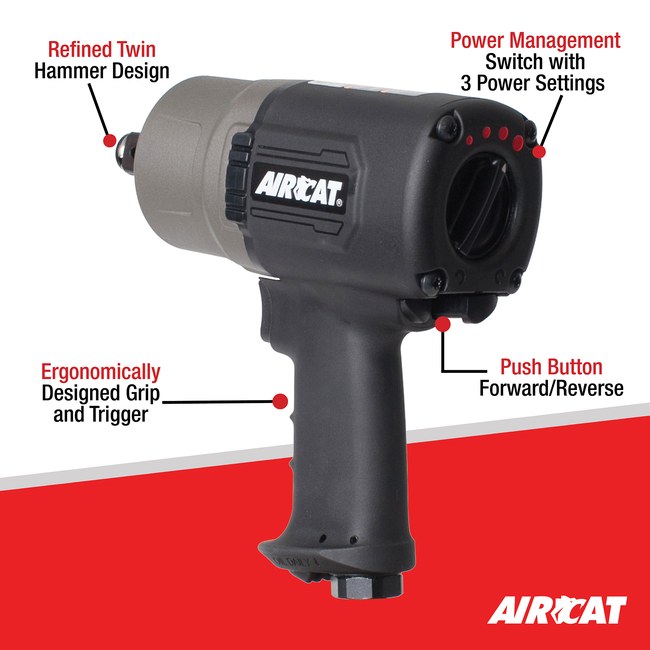 AIRCAT 1770 Xl 3 4 Composite Impact Wrench