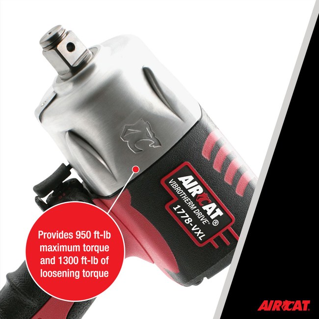 AIRCAT 1778 Vxl Vibrotherm Drive 3 4 Composite Impact Wrench