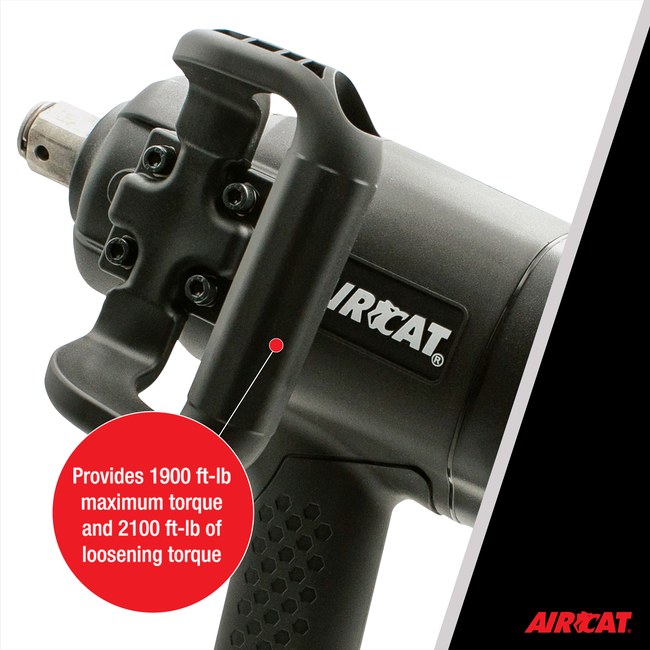 AIRCAT 1870 P 6 1 Low Weight Pistol Grip Impact Wrench W 6 Extended Anvil