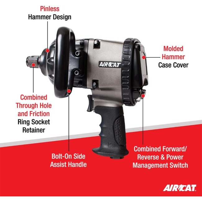 AIRCAT 1880 P A 1 Pistol Grip Impact Wrench