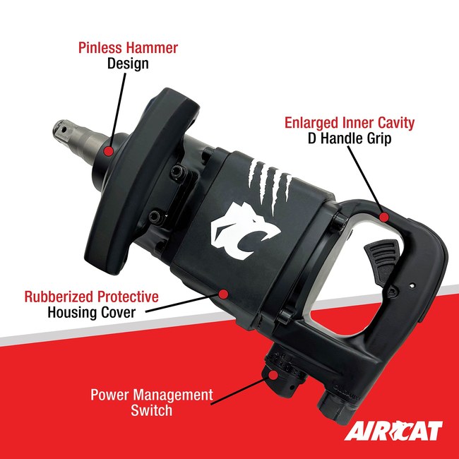 AIRCAT 1992 A 1 1 Straight Impact Wrench 2