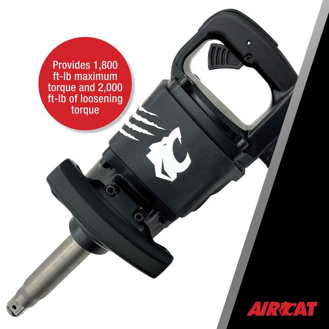 AIRCAT 1992 A 1 Straight Impact Wrench With 7 Extended Anvil