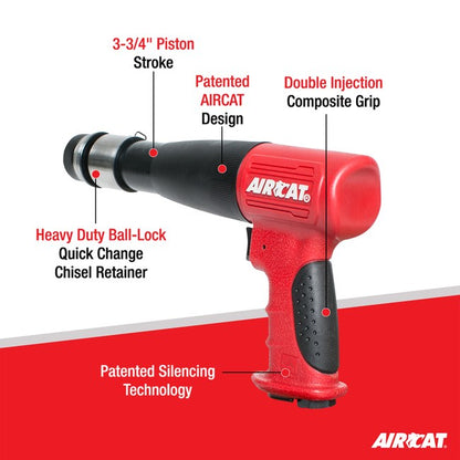 AIRCAT 5200 A T 401 Shank Composite Long Stroke Air Hammer