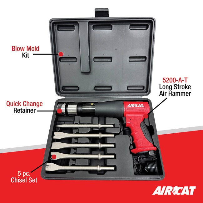 AIRCAT 5200 A 401 Shank Composite Long Stroke Air Hammer Kit