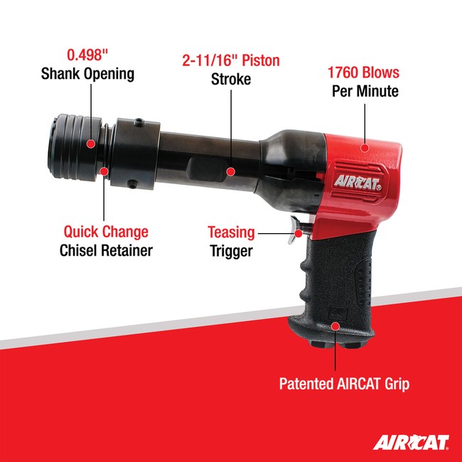 AIRCAT 5300 B Super Duty 0 498 Shank Air Hammer Kit