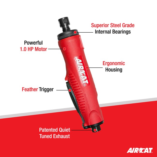 AIRCAT 6260 1 0 Hp Composite Straight Die Grinder