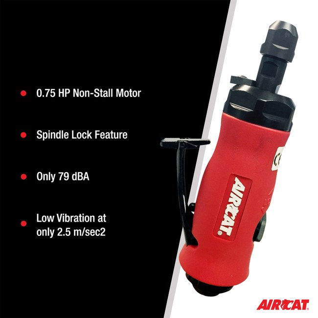 AIRCAT 6285 75 Hp Straight Die Grinder With Spindle Lock