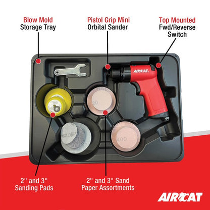 AIRCAT 6315 K 3 Mini Orbital Sander Kit