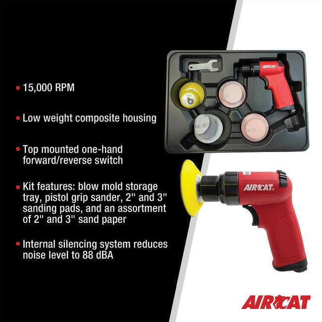 AIRCAT 6315 K 3 Mini Orbital Sander Kit