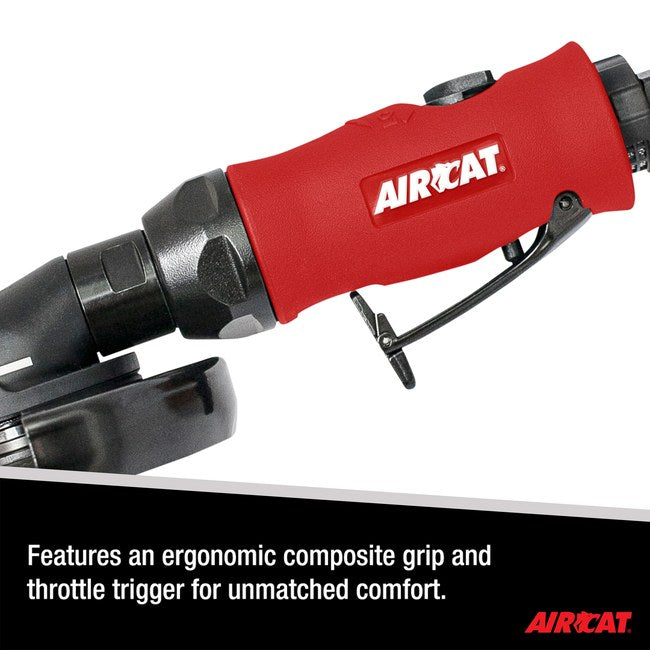 AIRCAT 6340 A 1 0 Hp 4 1 2 Angle Grinder With Spindle Lock