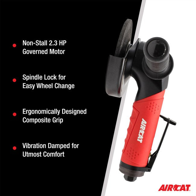 AIRCAT 6380 2 3 Hp 5 Heavy Duty Angle Grinder