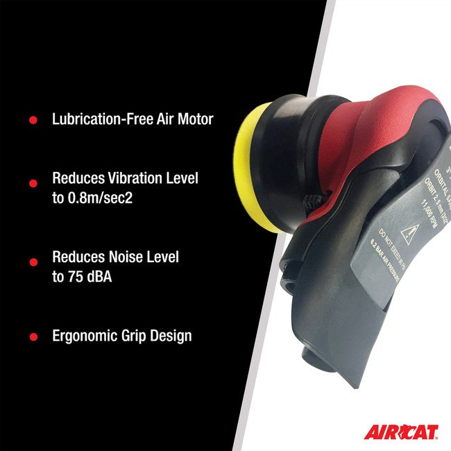 AIRCAT 6700 3 336 Non Vac Orbital Palm Sander Polisher