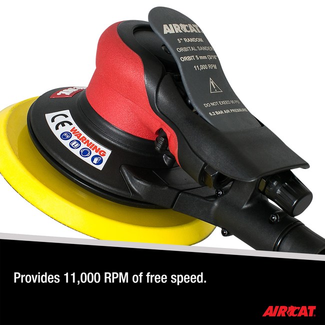 AIRCAT 6700 5 336cv Central Vac Orbital Palm Sander