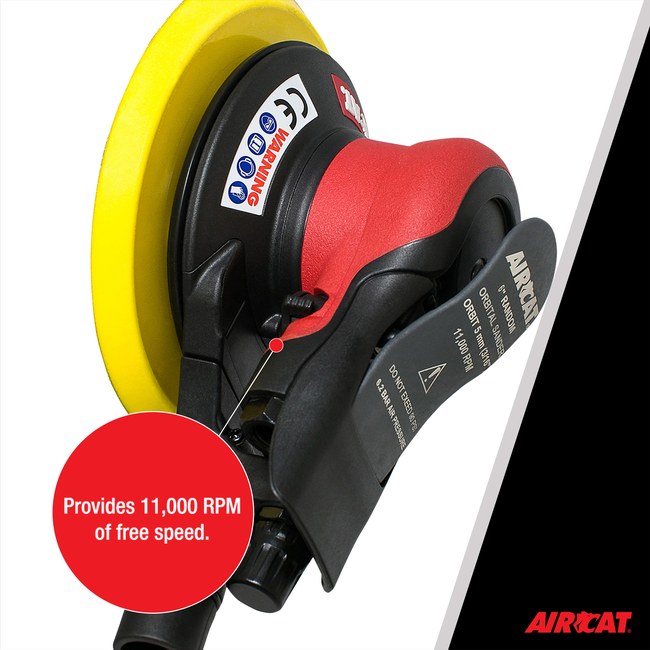 AIRCAT 6700 6 336cv Central Vac Orbital Palm Sander 2
