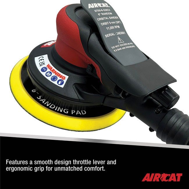 AIRCAT 6700 6 338cv Central Vac Orbital Palm Sander