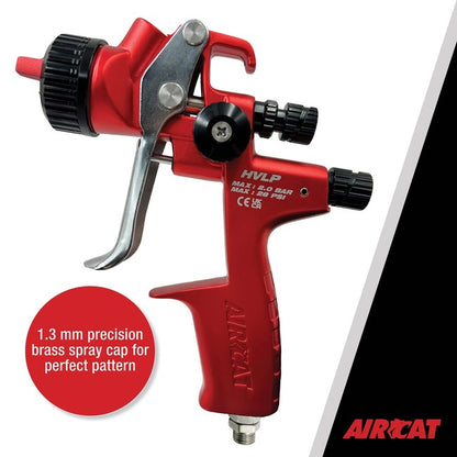 AIRCAT 6900 Hvlp Gravity Feed Spray Gun 1 3 Mm