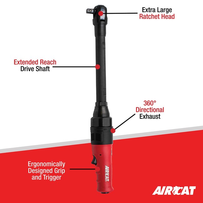 AIRCAT 805 Ht 22 3 8 Long Reach Ratchet Wrench