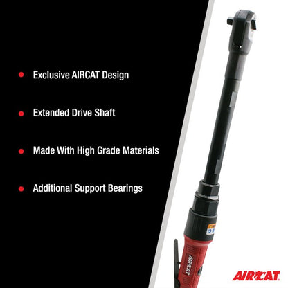 AIRCAT 808 15 25 1 4 Long Reach Ratchet 15 Inch