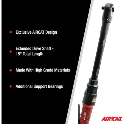 AIRCAT 808 15 3 8 Long Reach Ratchet 15 Inch