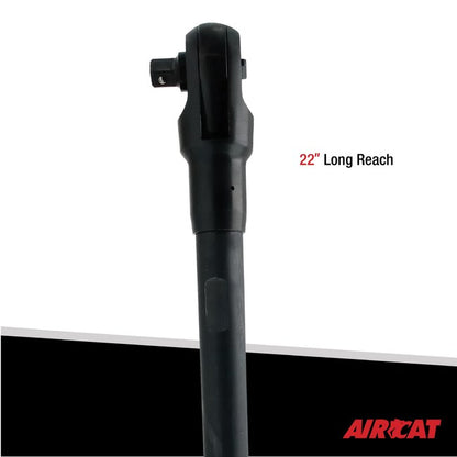 AIRCAT 808 22 A 3 8 Long Reach Ratchet 22 Inch 2