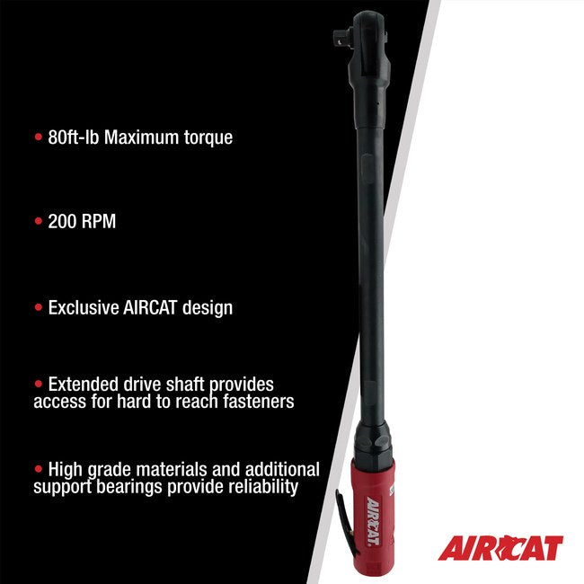 AIRCAT 808 22 A 3 8 Long Reach Ratchet 22 Inch 2