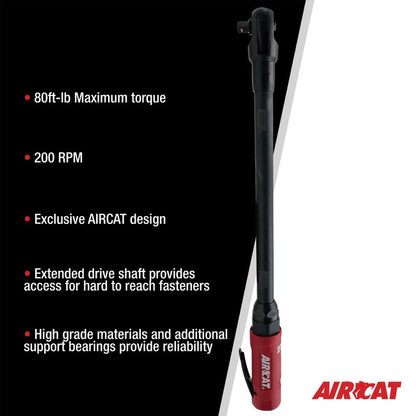 AIRCAT 808 22 A 3 8 Long Reach Ratchet 22 Inch 2