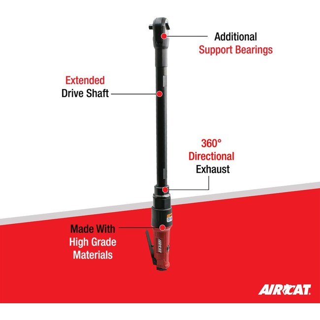 AIRCAT 808 22 3 8 Long Reach Ratchet 22 Inch