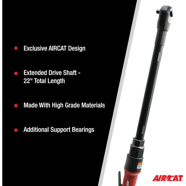 AIRCAT 808 22 3 8 Long Reach Ratchet 22 Inch