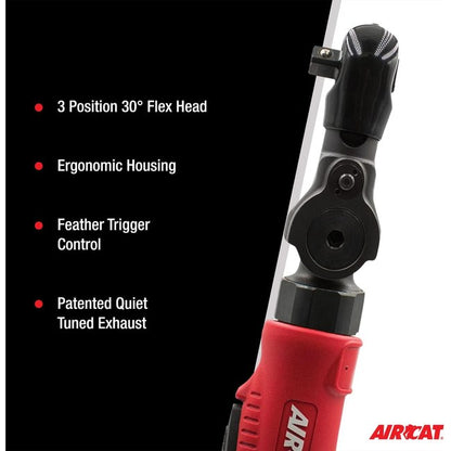 AIRCAT 811 1 4 30 Flex Head Ratchet