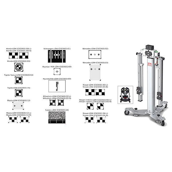 Autel ADAS MAS20T ADAS MA600 Mobile Calibration Frame + software application (1Yr) + MS909 Tablet
