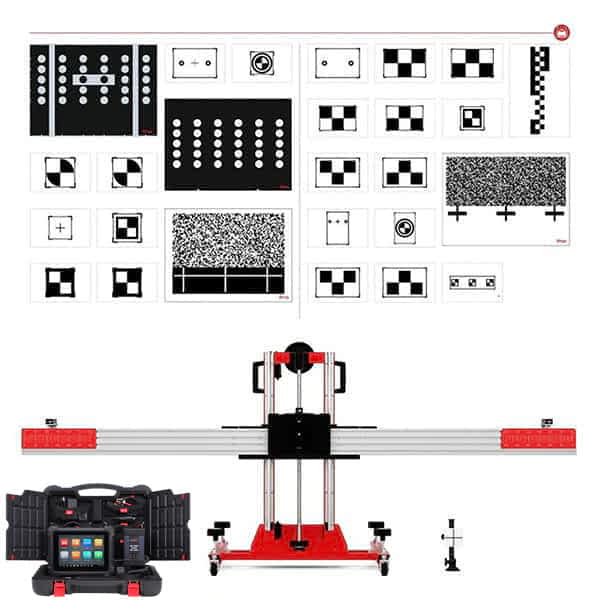 Autel MaxiSYS ADASLDW2.0 Standard Calibration Frame + Software application (1Yr) + MS909 Tablet