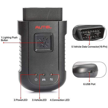 Autel MaxiSYS VCI100 Bluetooth Vehicle Communication Interface Wireless Diagnostic