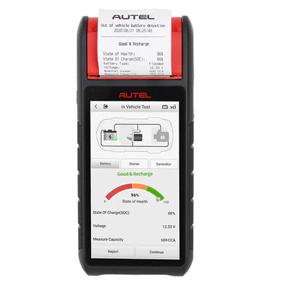 Autel USA BT608 Battery and Vehicle Diagnostic Automotive Tool
