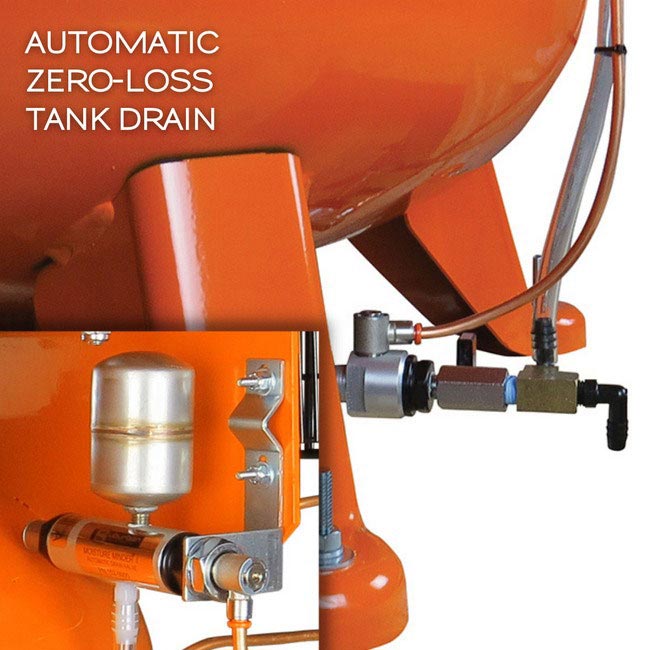 SEO Page Title: C-Aire 10 HP 120 Gallon Simplex Air Compressor PN K100V120 | K100H120 