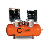 C-Aire 10 HP 120 Gallon Duplex Air Compressor PN A100D120 