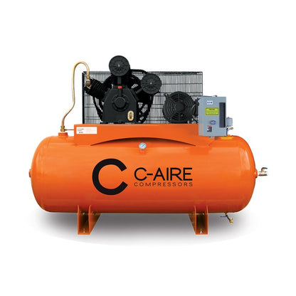 SEO Page Title: C-Aire 10 HP 120 Gallon Simplex Air Compressor PN A100V120 | A100H120 