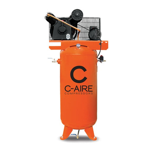 C-Aire 5 HP 60 Gallon Simplex Air Compressor PN A050V060 | A050H060 