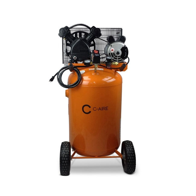C-Aire 1.6 HP 30 Gallon Portable Air Compressor PN P016V030 