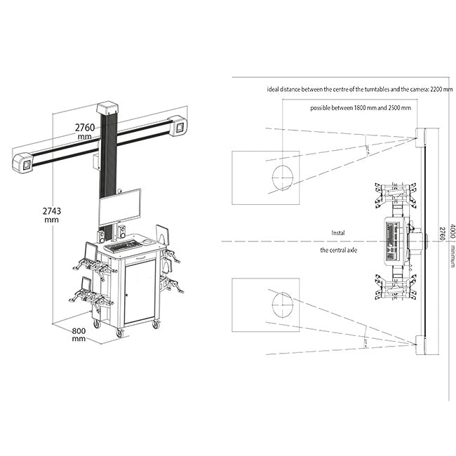 CEMB DWA3500WG Wheel Alignment System