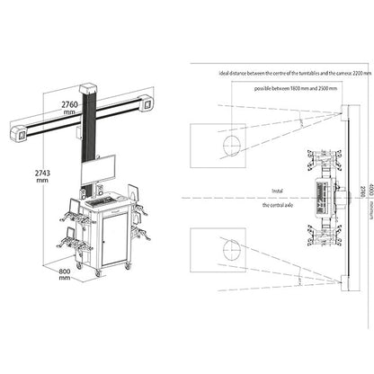 CEMB DWA3500WG Wheel Alignment System