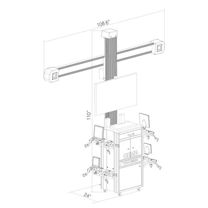 CEMB DWA3500WG Wheel Alignment System