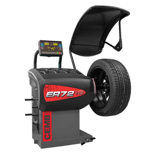 CEMB ER72SE Adaptive OPB Wheel Balancer with Touch Screen (Pneumatic Clamping)
