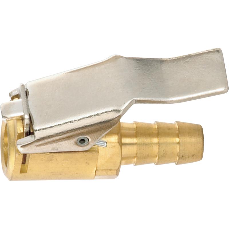 PCL CO8H72 Lock-On Air Chuck, 1/4" Hose Barb Inlet, Open Chuck