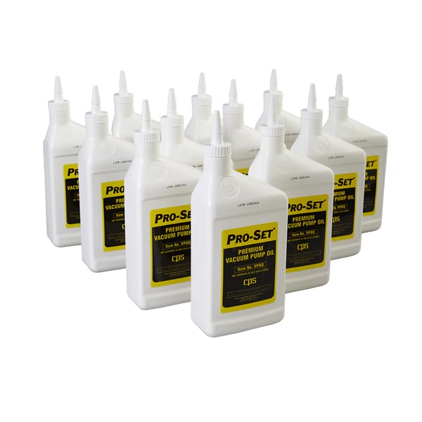 CPS Products VPOQ12 Premium Vacuum Pump Oil 12 PK of 1 Quart Bottles